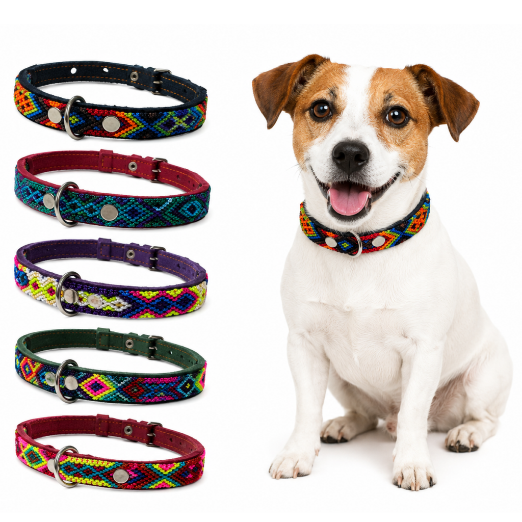 Collar para Perro Artesanal Simple 1 cm de ancho