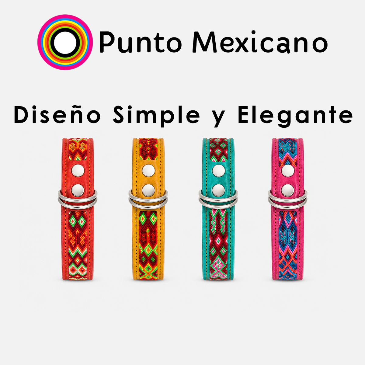 Collar para Perro Artesanal Simple 3.5 cm de ancho - Image 3
