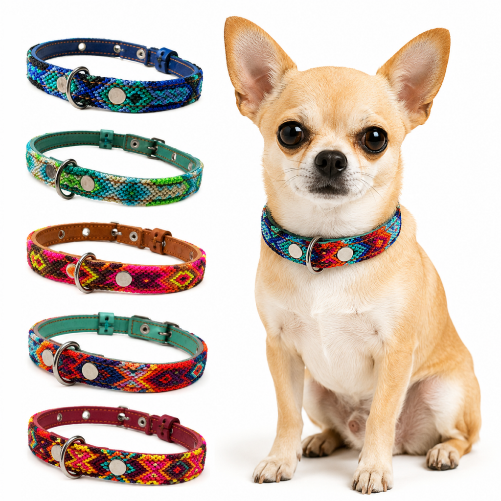 Collar para Perro Artesanal Corrido 1 cm de ancho