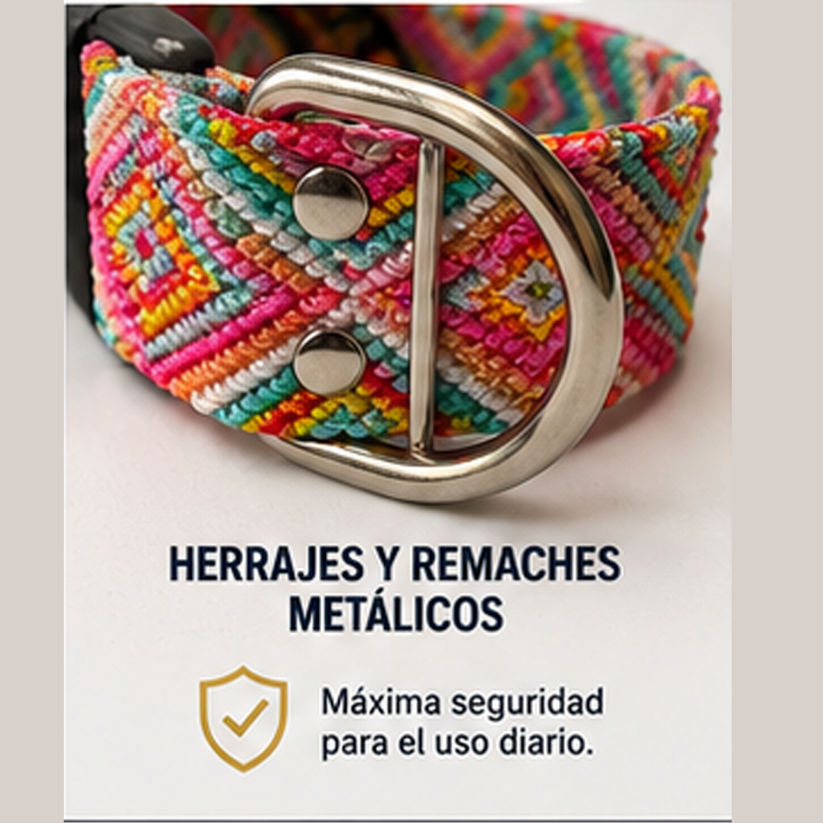 Collar para Perro Artesanal Ajustable Grande - Image 5